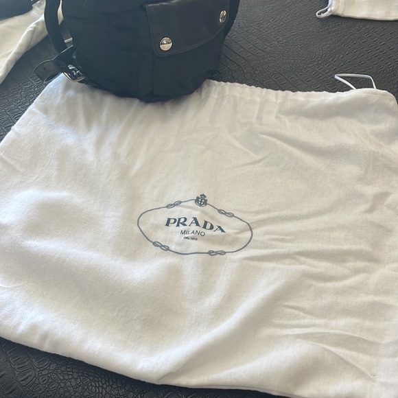 Prada Bag Black Leather& Nylon Backpack - Picture 11 of 11